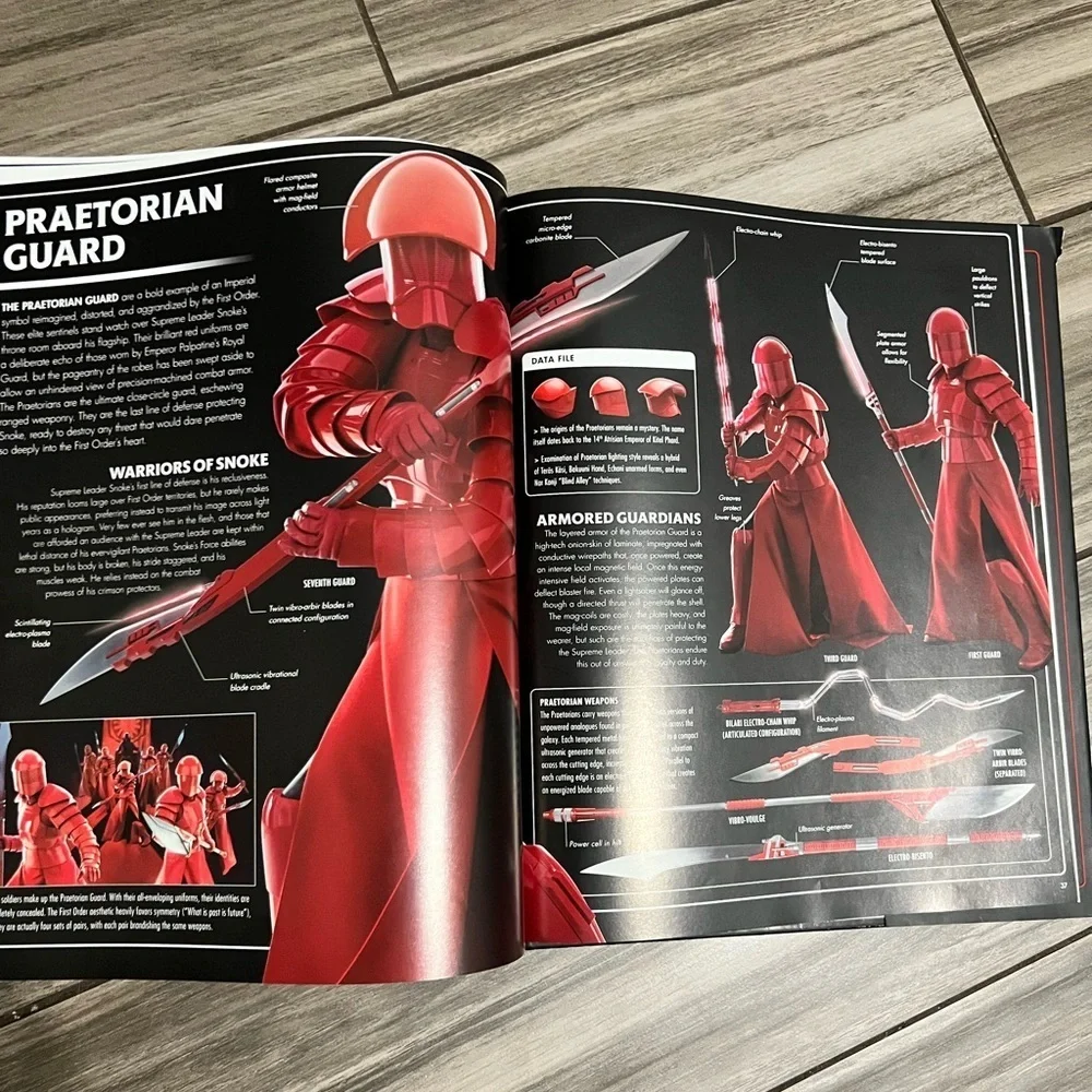 Star Wars The Last Jedi Visual Dictionary - Red and Black